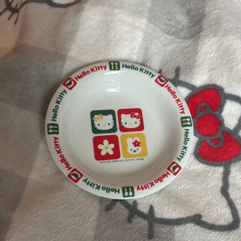 🎀 Y2K SANRIO HELLO KITTY BOWL 🎀
